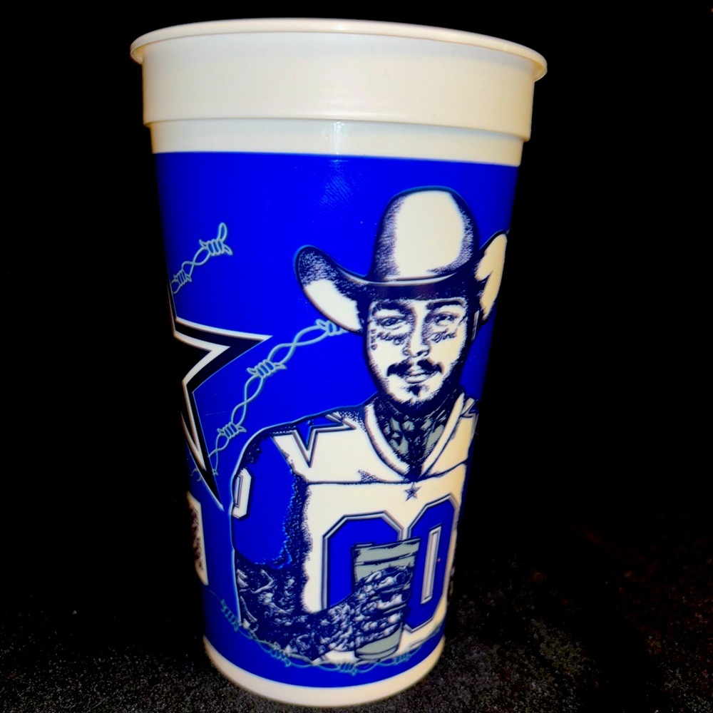 Post Malone Special Edition Dallas Cowboys Raising Canes Collectors Cup NEW